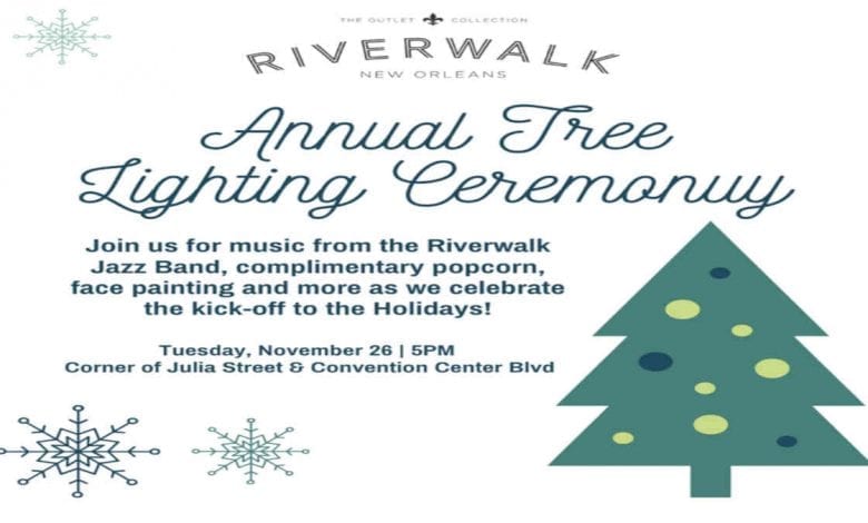 Riverwalk Tree Lighting Ceremnoy