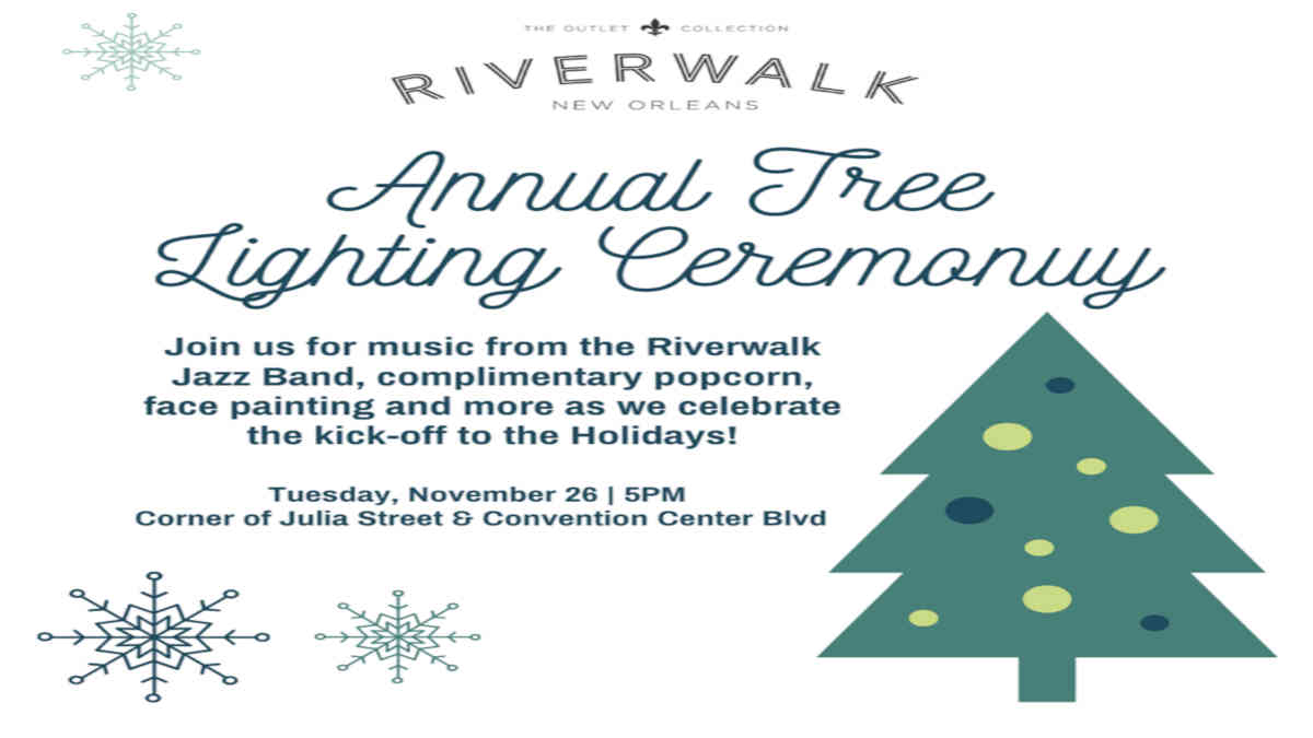 Riverwalk Tree Lighting Ceremnoy