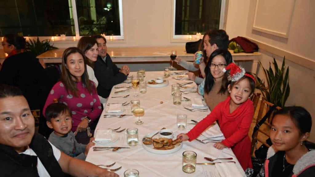 Guests at Table - Hanukkah Dinner Shaya | New Orleans Local