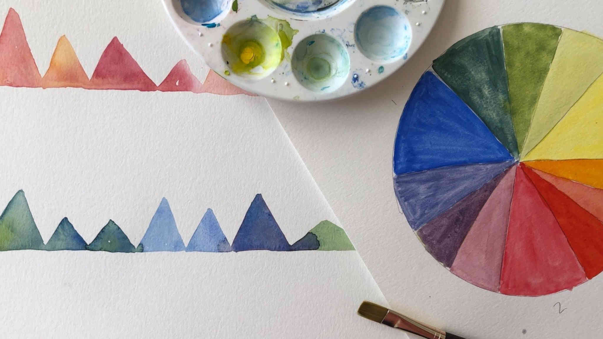 Craft Happy Hour Watercolor techniques at the Ogden