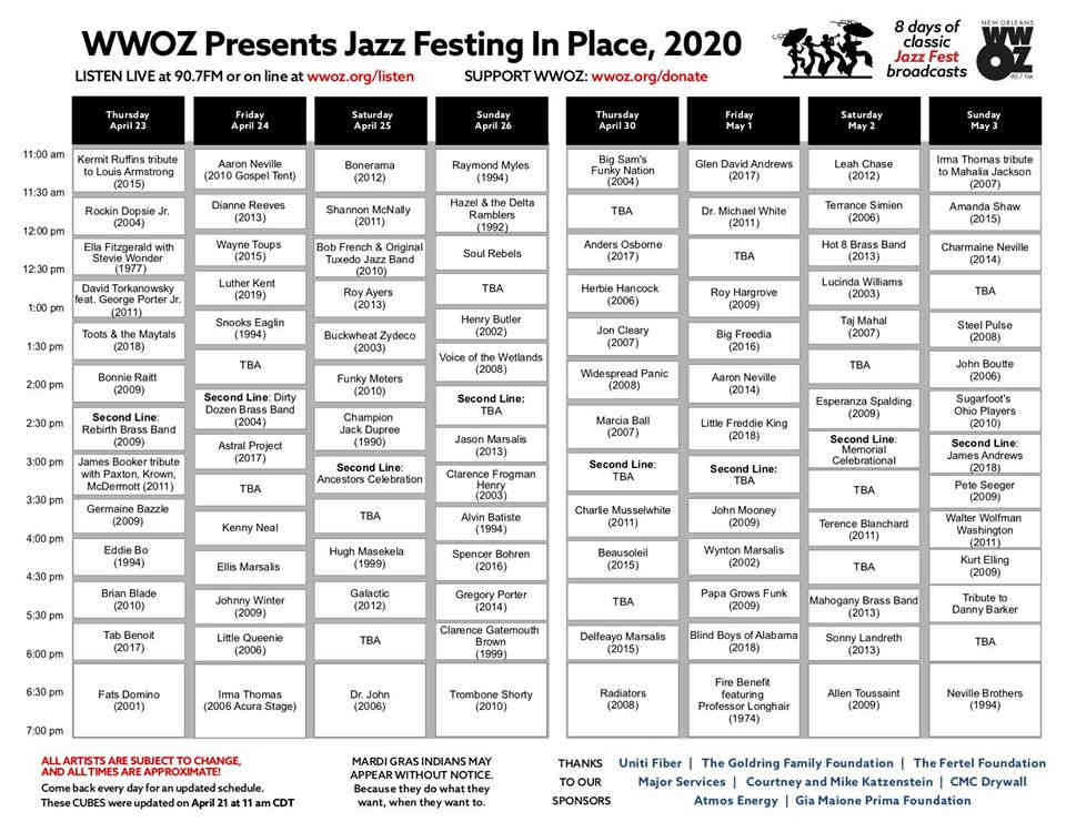 'Cubes' for Jazz Festing In Place Released New Orleans Local