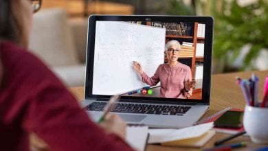 Distance learning or virtual learning teacher on screen | New Orleans Local