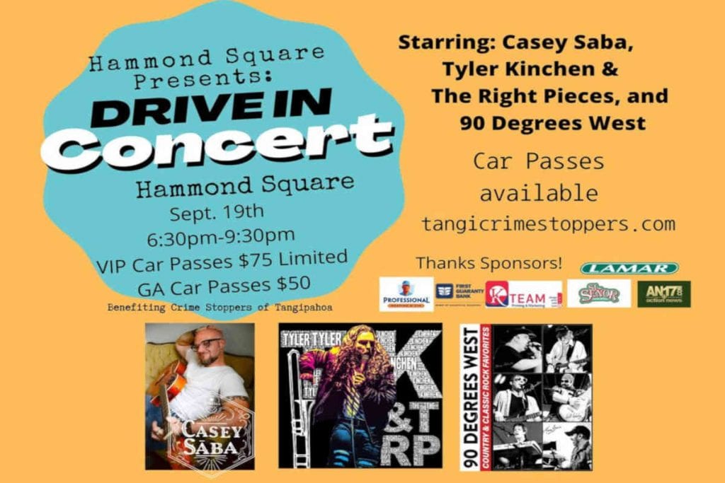 Crime Stoppers Drive In Concert