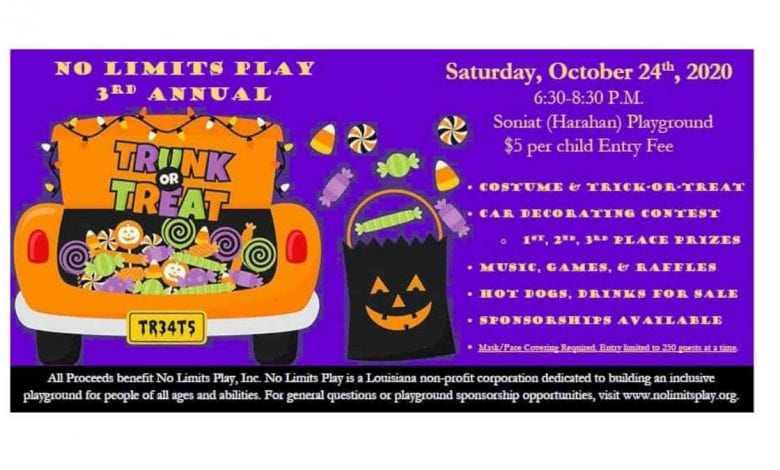 No Limits Play 3rd Annual Trunk or Treat