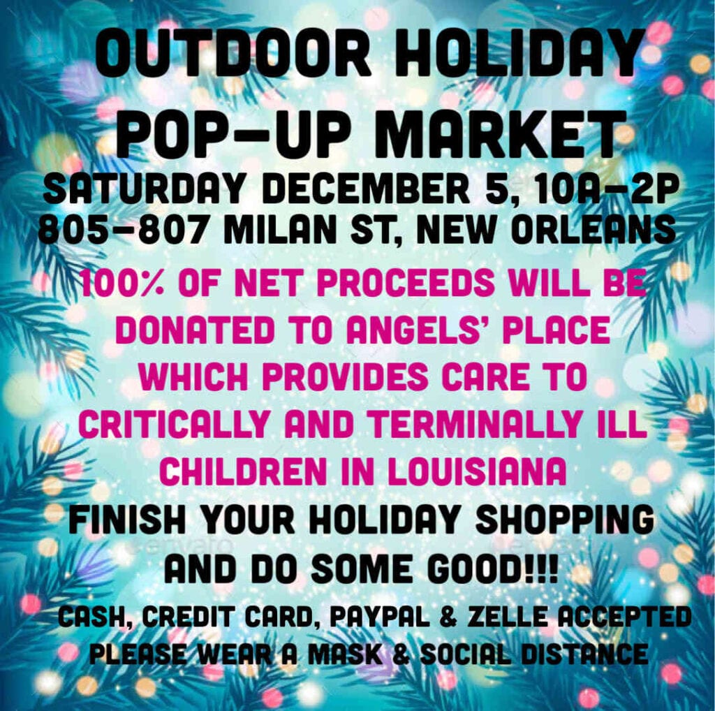 POP Up Outdoor Holiday Market