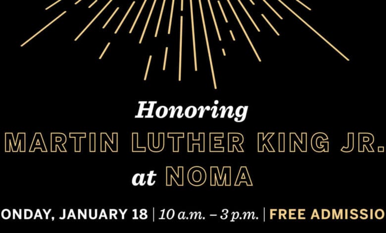 honoring marting luther king jr at NOMA