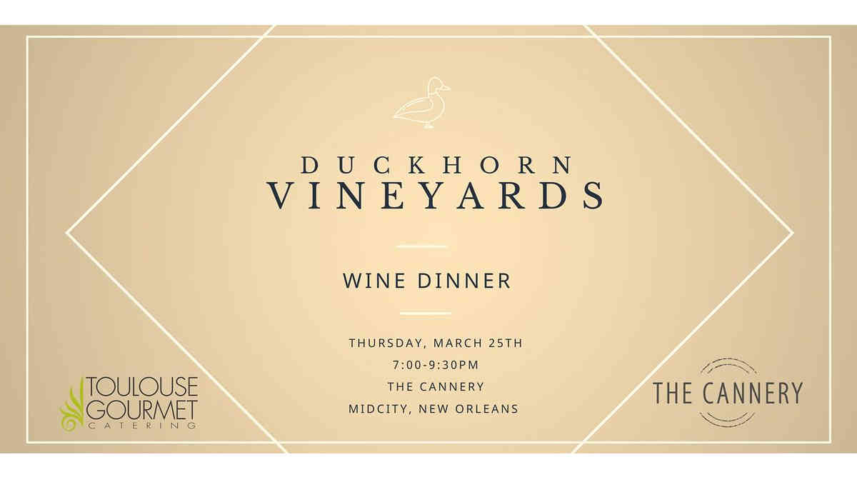 Duckhorn Vineyards wine pairing