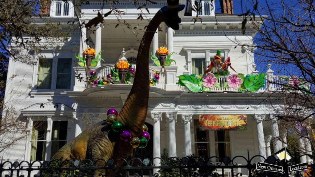 Photos: Pelicans visit Mardi Gras House Floats Photo Gallery