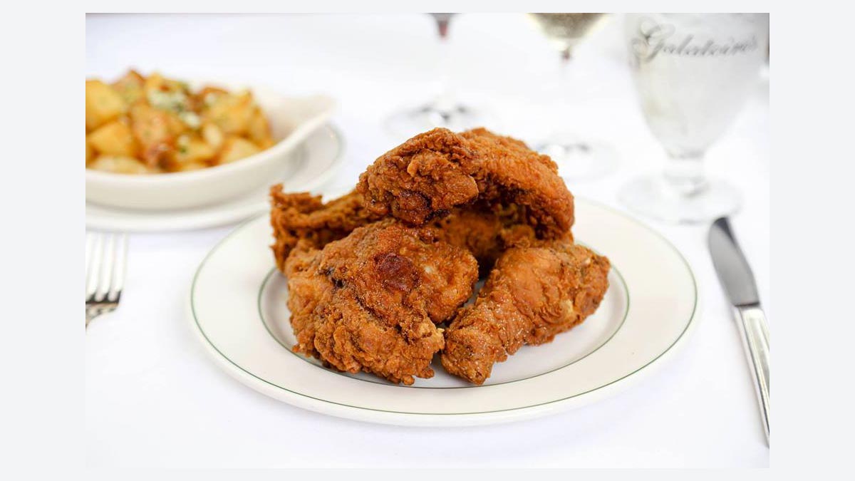 Fried Chicken Brunch at Galatoire's