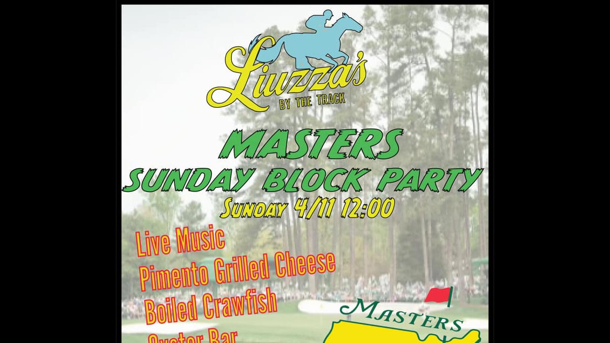 Masters Sunday Block Party