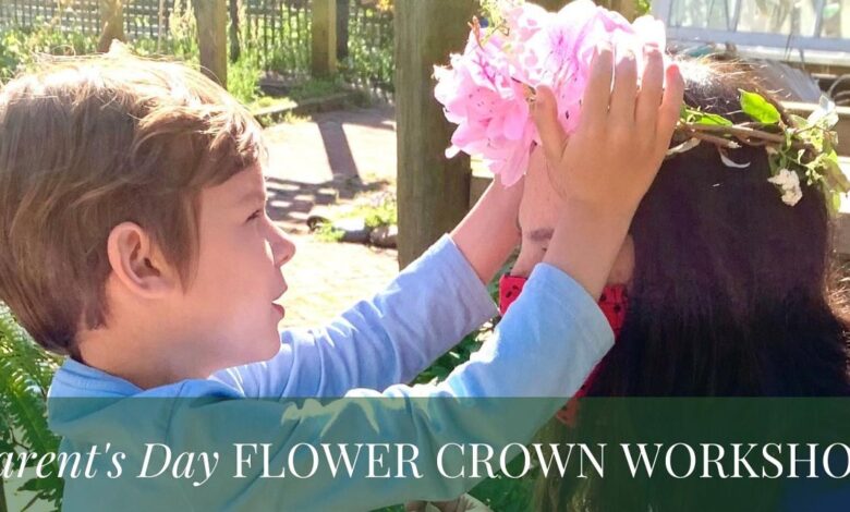 Parent’s Day Flower Crown Workshop