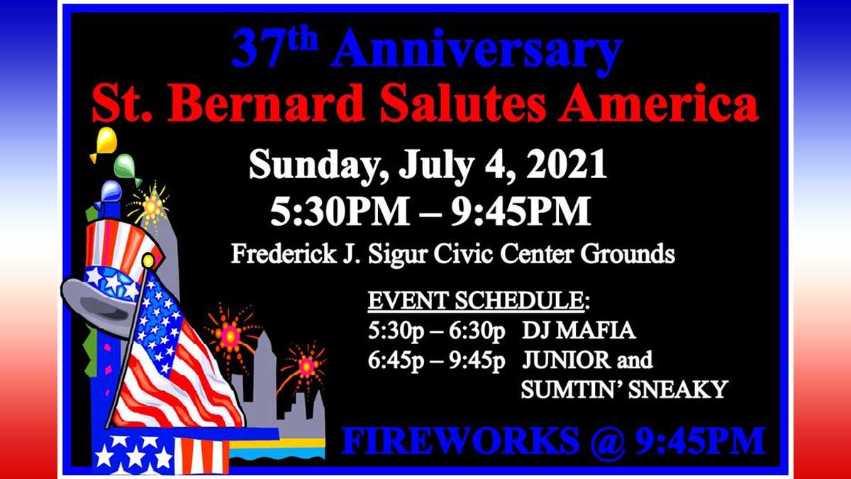 St. Bernard Salutes America