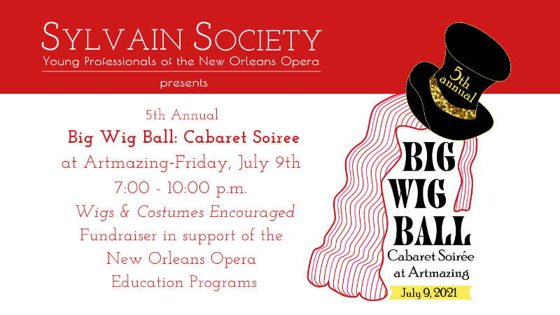 Big Wig Ball Invitation 2021