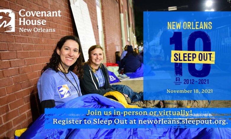 10th anniversary sleep out