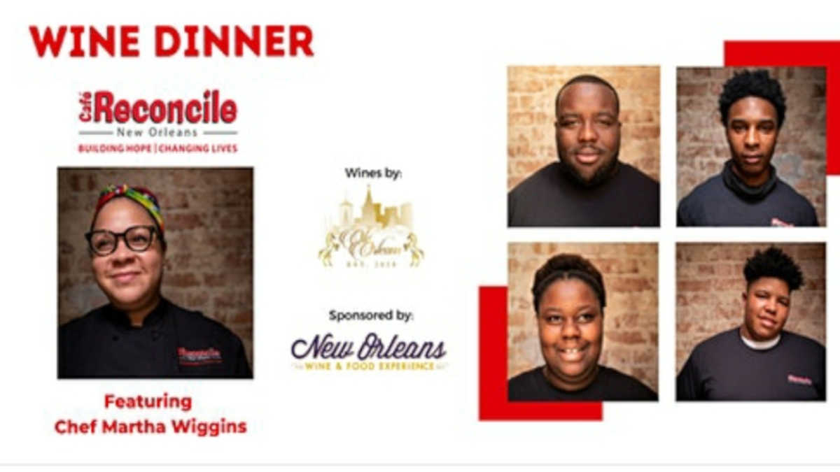Cafe reconcile wine dinner