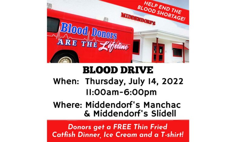 Middendorf blood drive