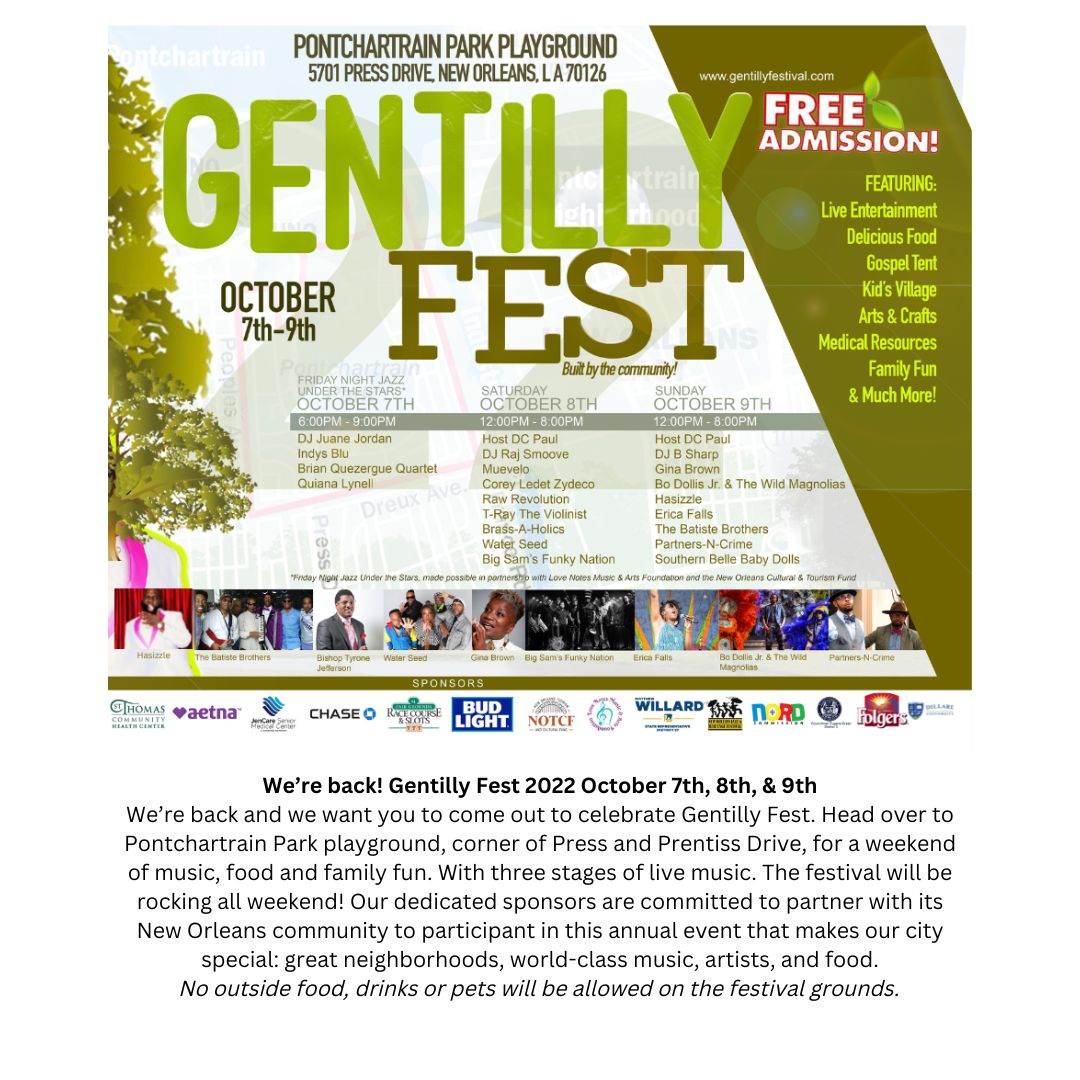 Gentilly Fest New Orleans Local News and Events