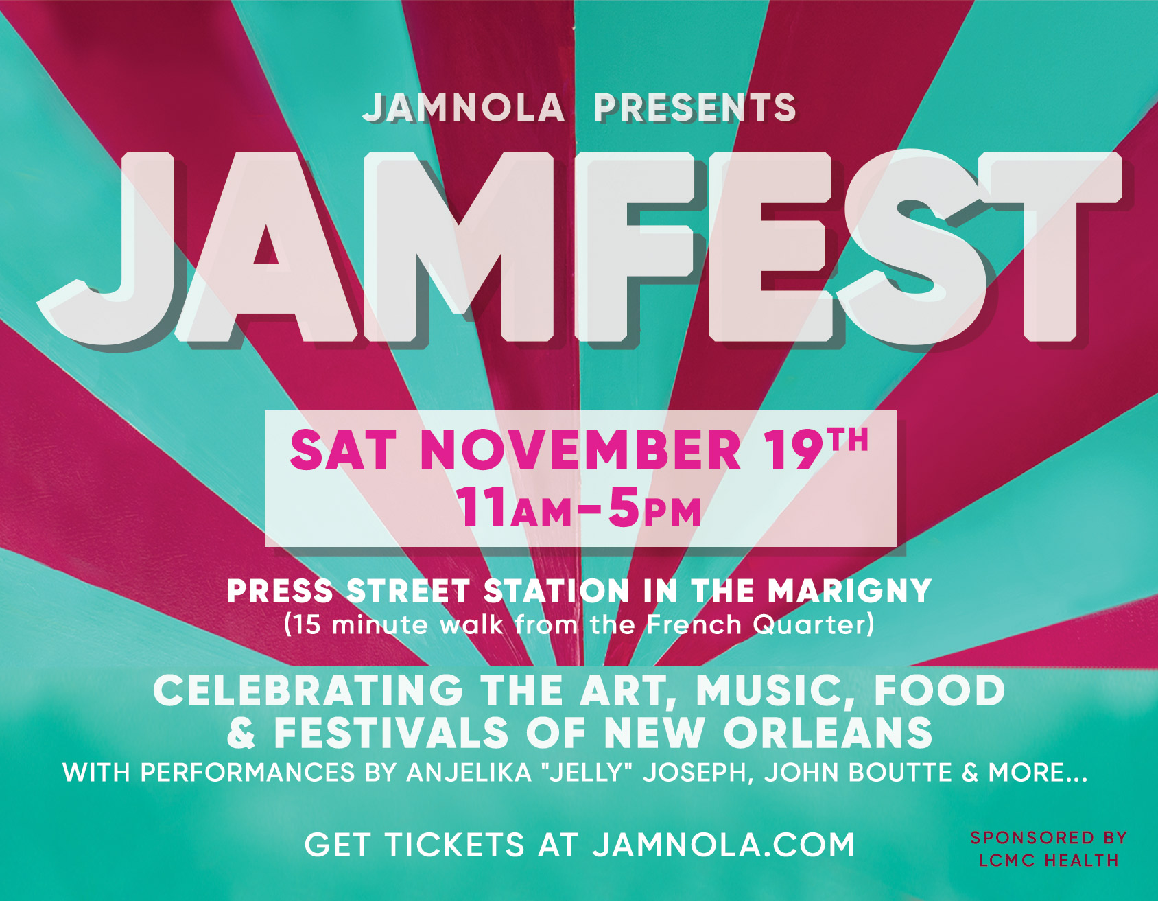 JAMFEST 2022 featuring Fest Food & Art Market With 25+ Vendors