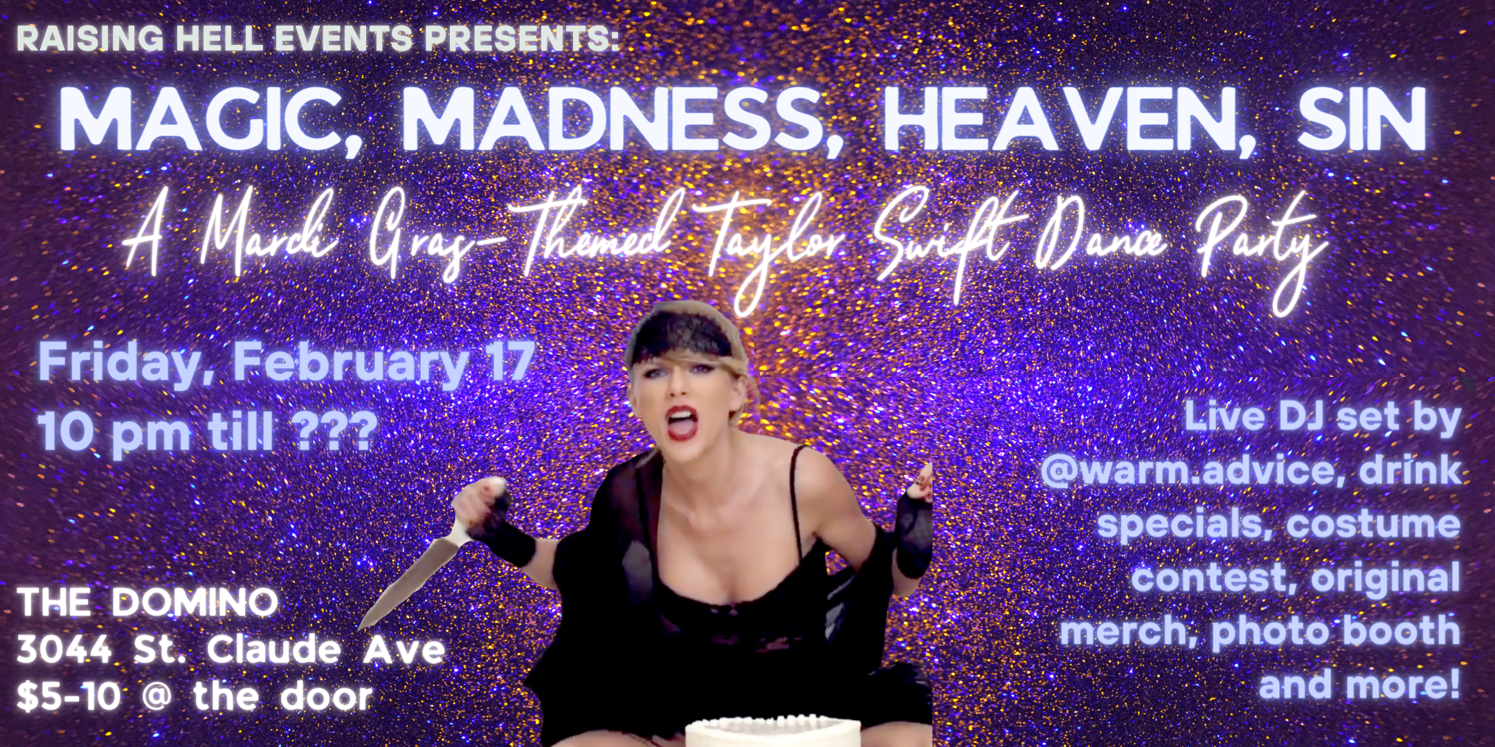 MAGIC, MADNESS, HEAVEN, SIN: A Taylor Swift Dance Party