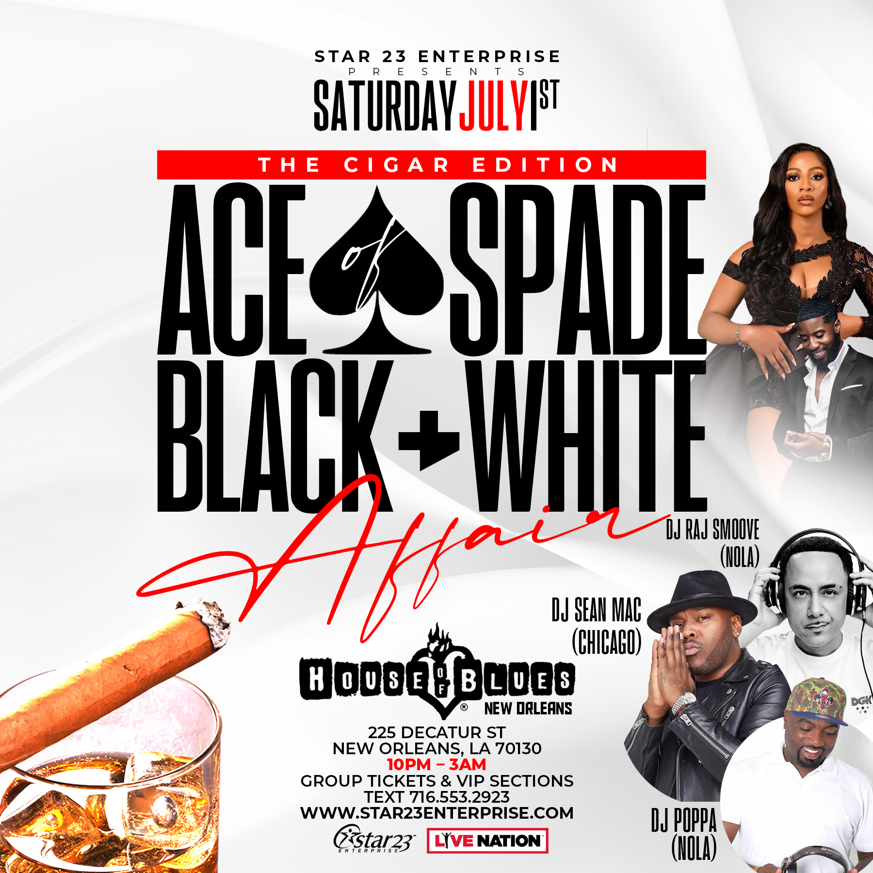 ESSENCE FESTIVAL: ACE OF SPADE BLACK & WHITE AFFAIR | New Orleans Local ...