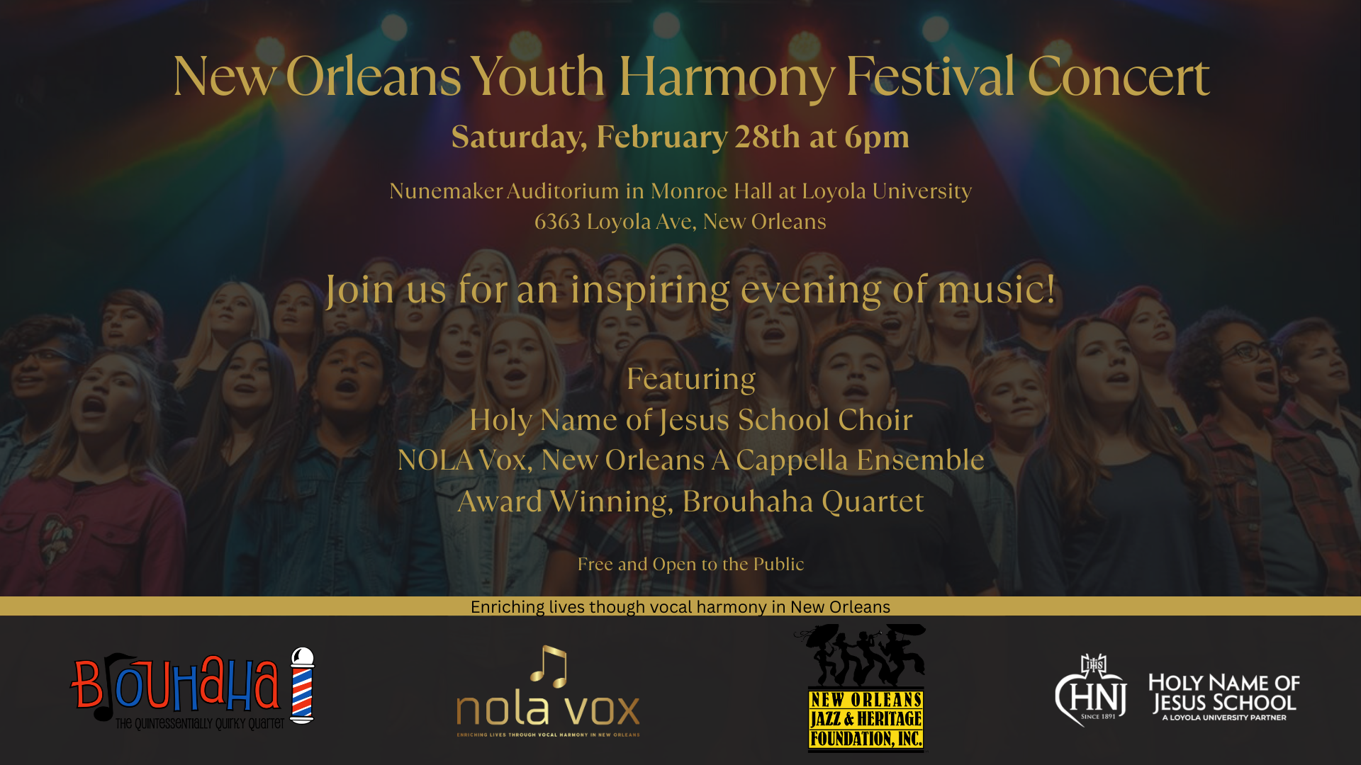 New Orleans Youth Harmony Festival Concert